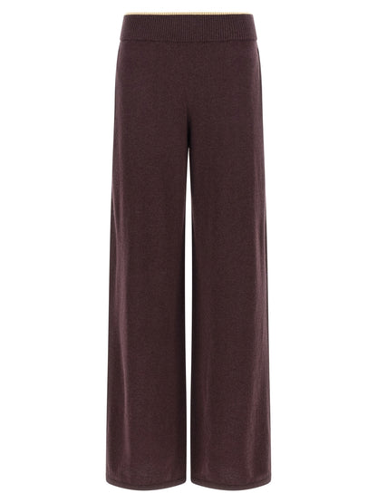 PINKO Purple Wool Casual Pants