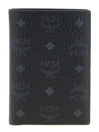 MCM Black Polyethylene Wallet