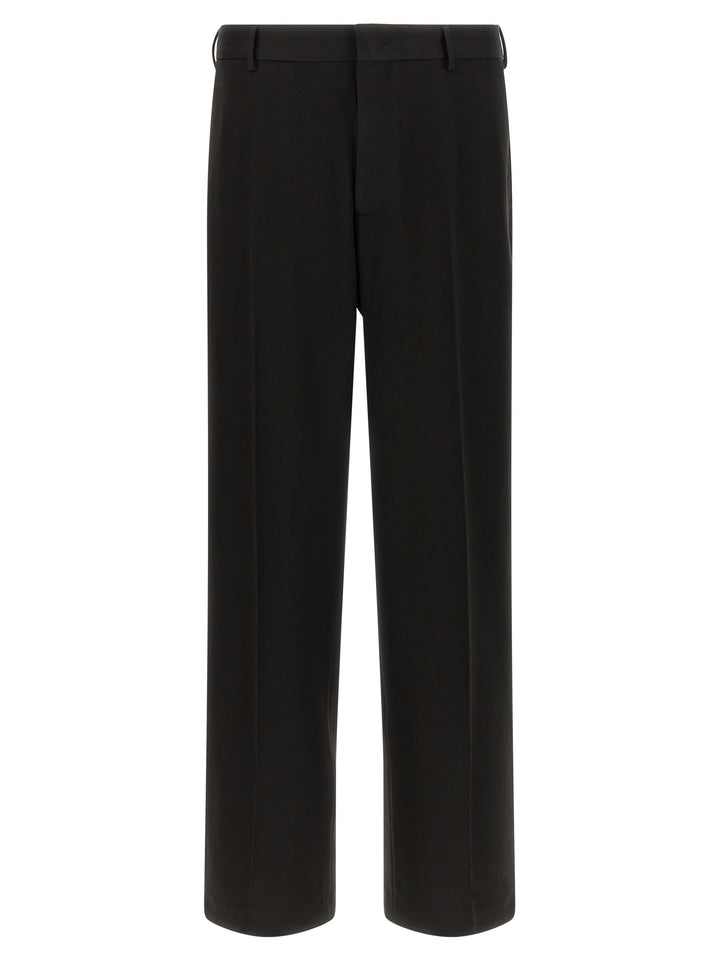 CELLAR DOOR Black Polyester Dress Pants