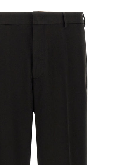 CELLAR DOOR Black Polyester Dress Pants
