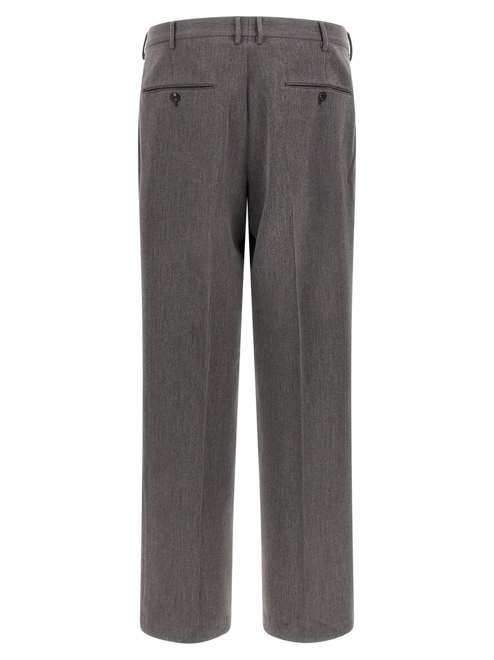 CELLAR DOOR Brown Polyester Casual Pants