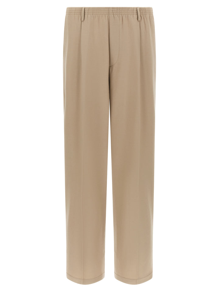 CELLAR DOOR Beige Virgin Wool Casual Pants