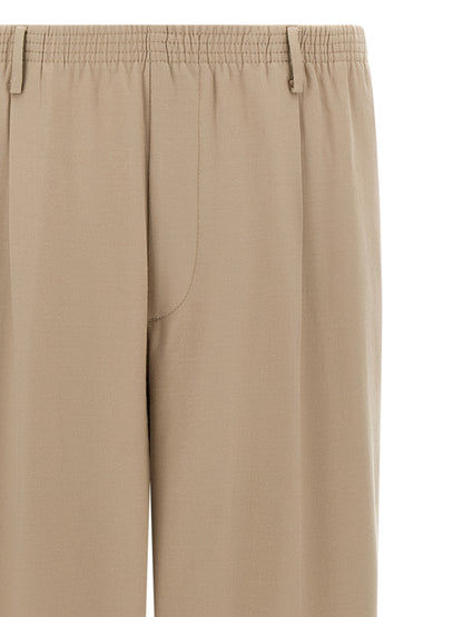 CELLAR DOOR Beige Virgin Wool Casual Pants