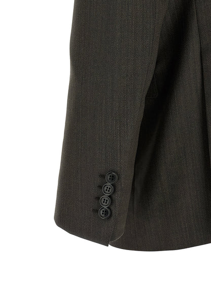 Brioni Brown Wool Two-Piece Suit