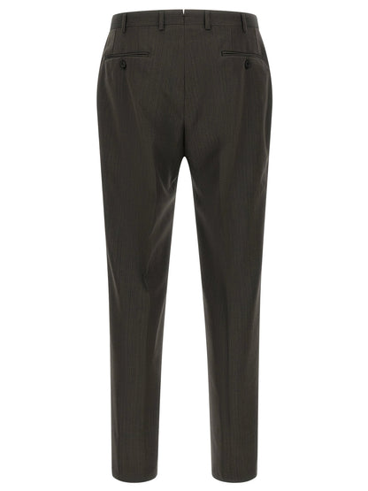 Brioni Brown Wool Two-Piece Suit