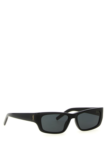Saint Laurent Black Acetate Sunglasses