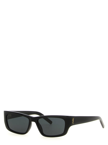 Saint Laurent Black Acetate Sunglasses