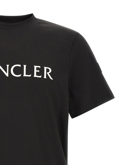 Moncler Black Cotton T-Shirt