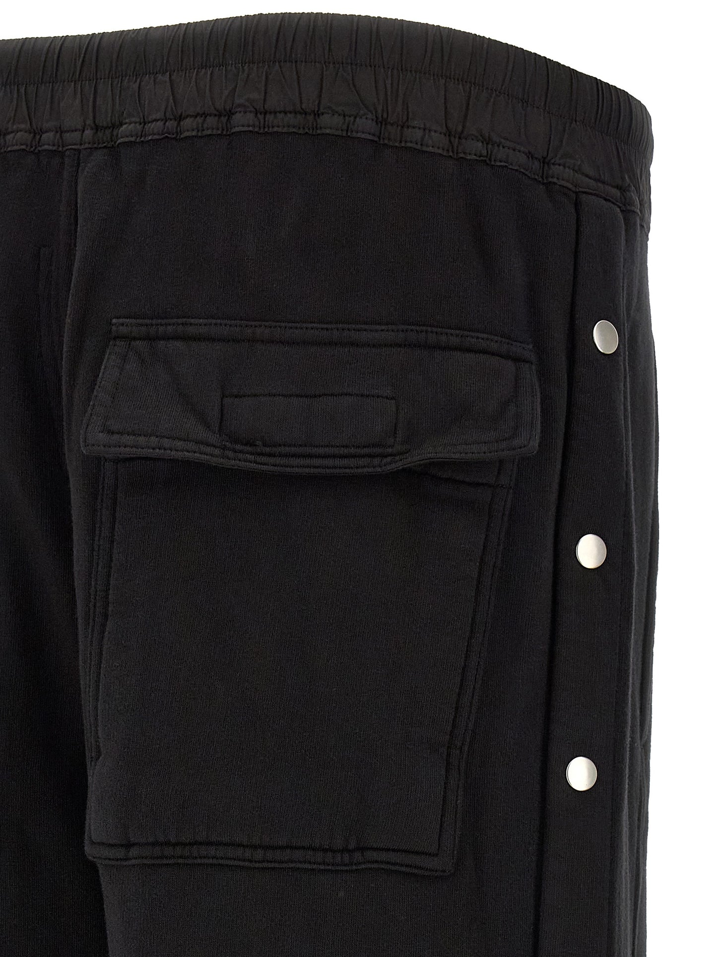 DRKSHDW Black Cotton Flared Pants