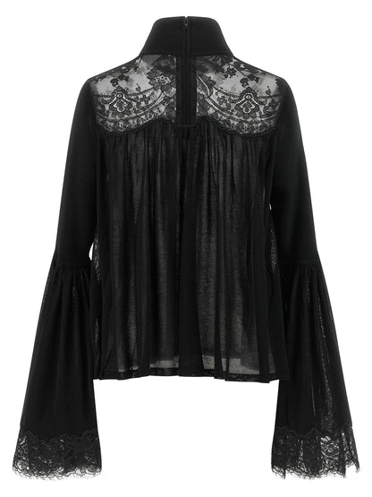 Zimmermann Black Lyocell Blouse