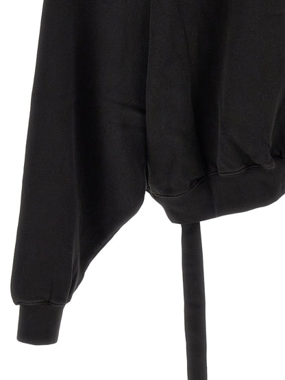 DRKSHDW Black Cotton Sweatshirt
