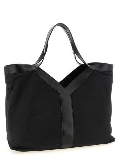 Saint Laurent Black Calfskin Tote Bag