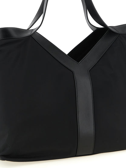 Saint Laurent Black Calfskin Tote Bag