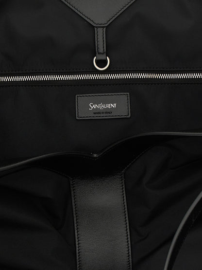 Saint Laurent Black Calfskin Tote Bag