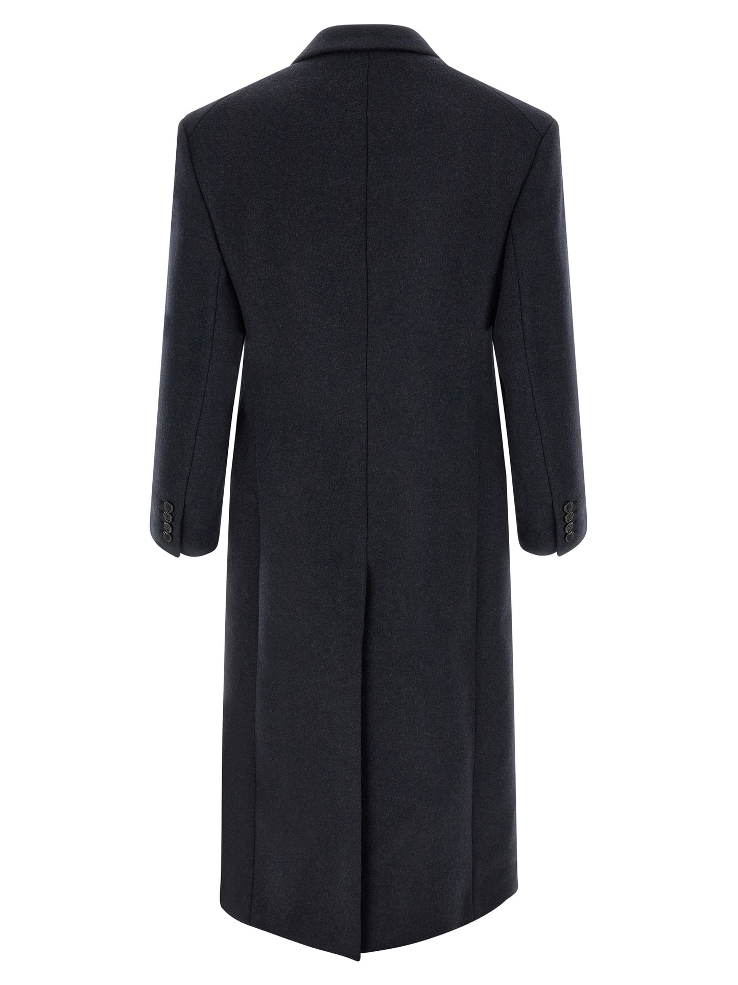 Saint Laurent Blue Wool Coat