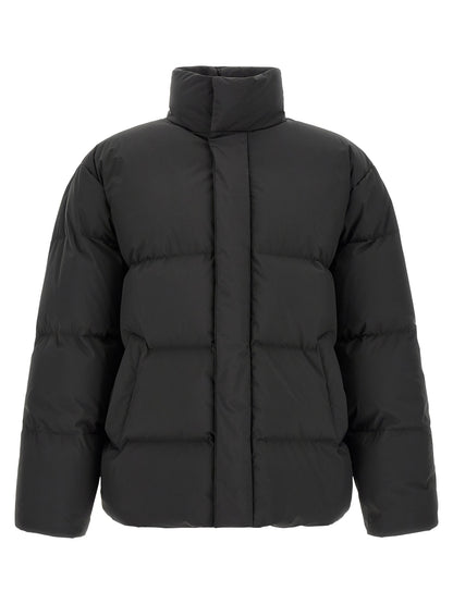 Saint Laurent Black Polyester Full-Length Jacket