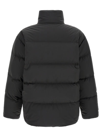 Saint Laurent Black Polyester Full-Length Jacket