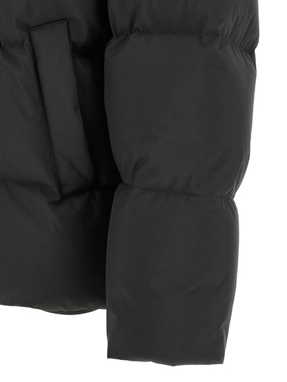 Saint Laurent Black Polyester Full-Length Jacket