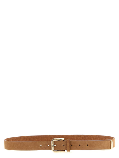 Brunello Cucinelli Brown Bull Skin Regular Belt