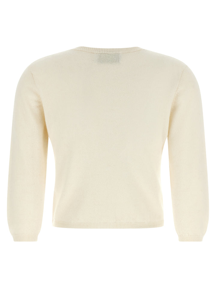 BE YOU White Cashmere Cardigan