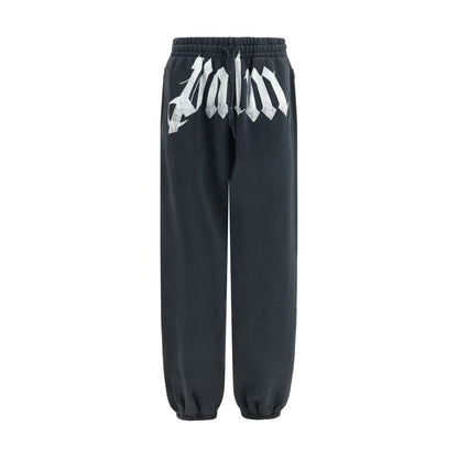 Palm Angels Gray Cotton Joggers (Workout Pants)
