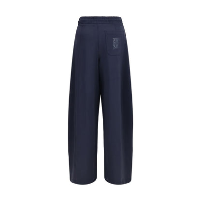 Max Mara Blue Polyamide Casual Pants
