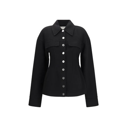 Max Mara Black Wool Oves Aries Coat