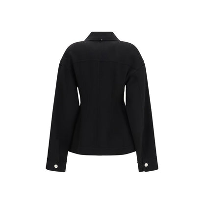Max Mara Black Wool Oves Aries Coat