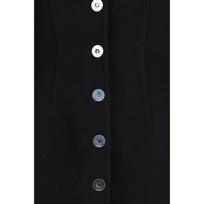 Max Mara Black Wool Oves Aries Coat