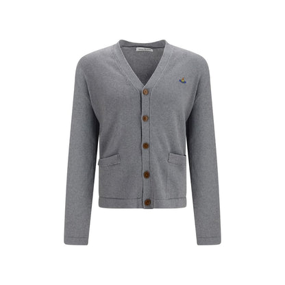 Vivienne Westwood Gray Cotton Cardigan