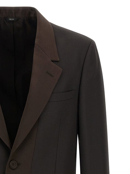 Fendi Brown Polyester Blazer