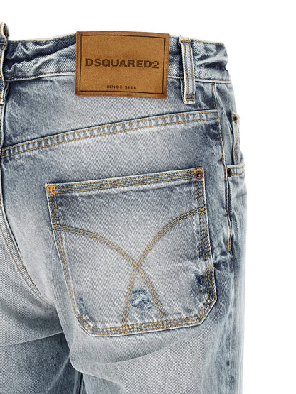 Dsquared² Blue Cotton Jeans Denim