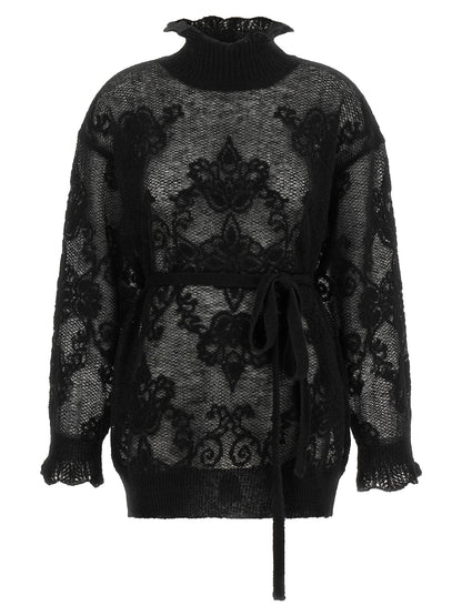 Twinset Black Polyamide Cardigan