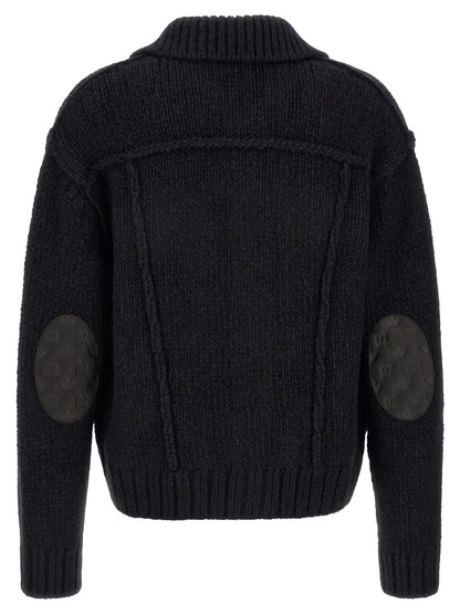 Dsquared² Blue Marabou Cardigan