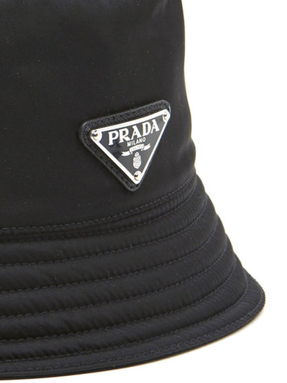Prada Black Nylon Bucket Hat