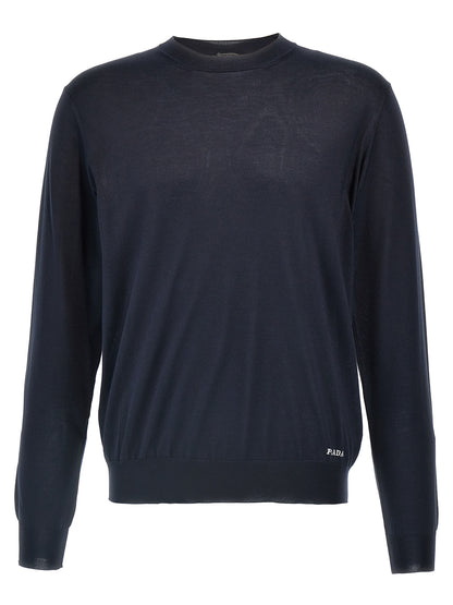 Prada Blue Silk Cardigan