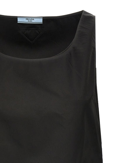 Prada Black Polyamide Short Dress