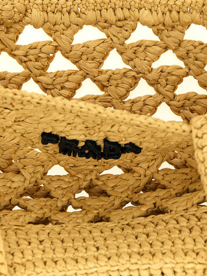 Prada Beige Viscose Handbag