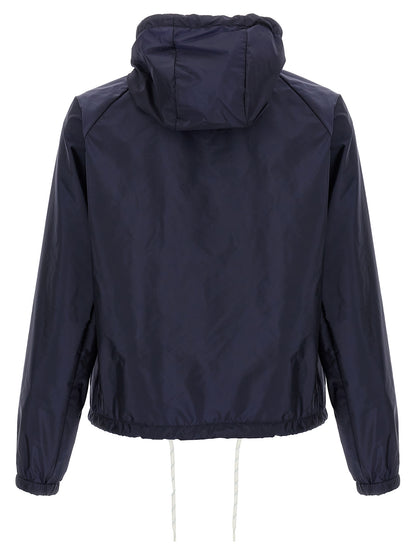 Prada Blue Recycled Polyamide Jacket