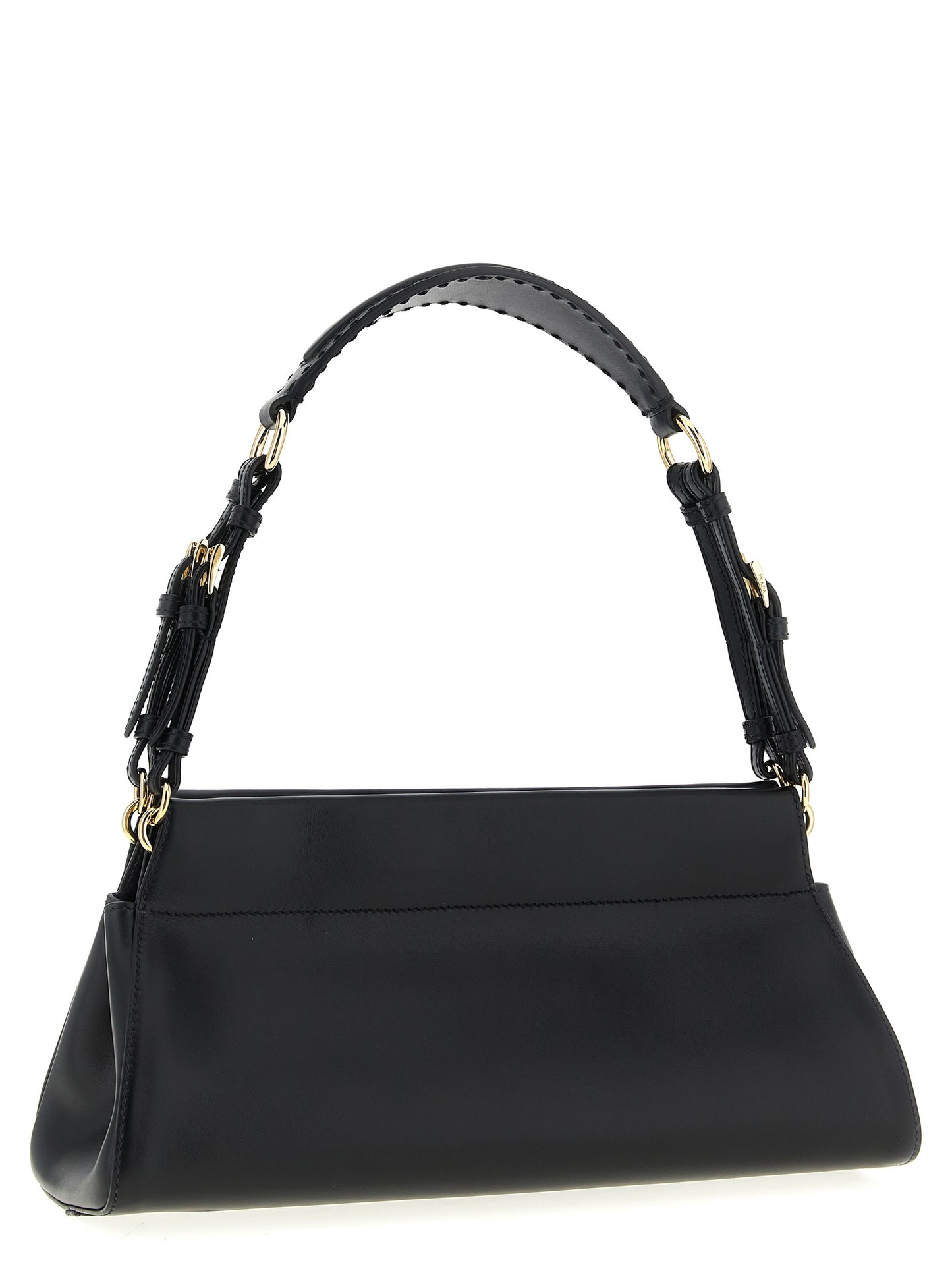 Prada Black Calfskin Shoulder Bag