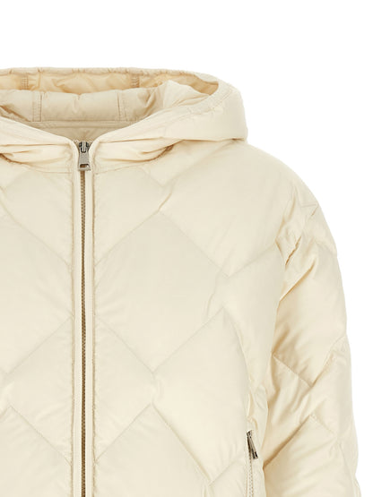 Moncler White Polyester Full-Length Jacket