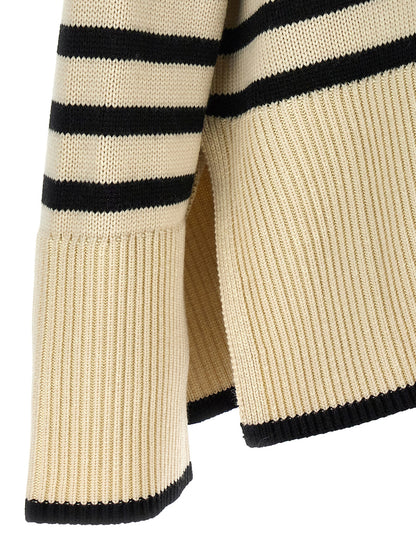 TOTEME Bicolor Wool Cardigan