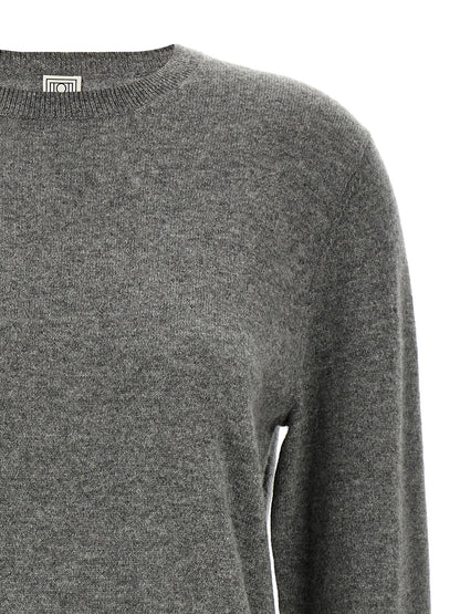TOTEME Gray Cashmere Cardigan