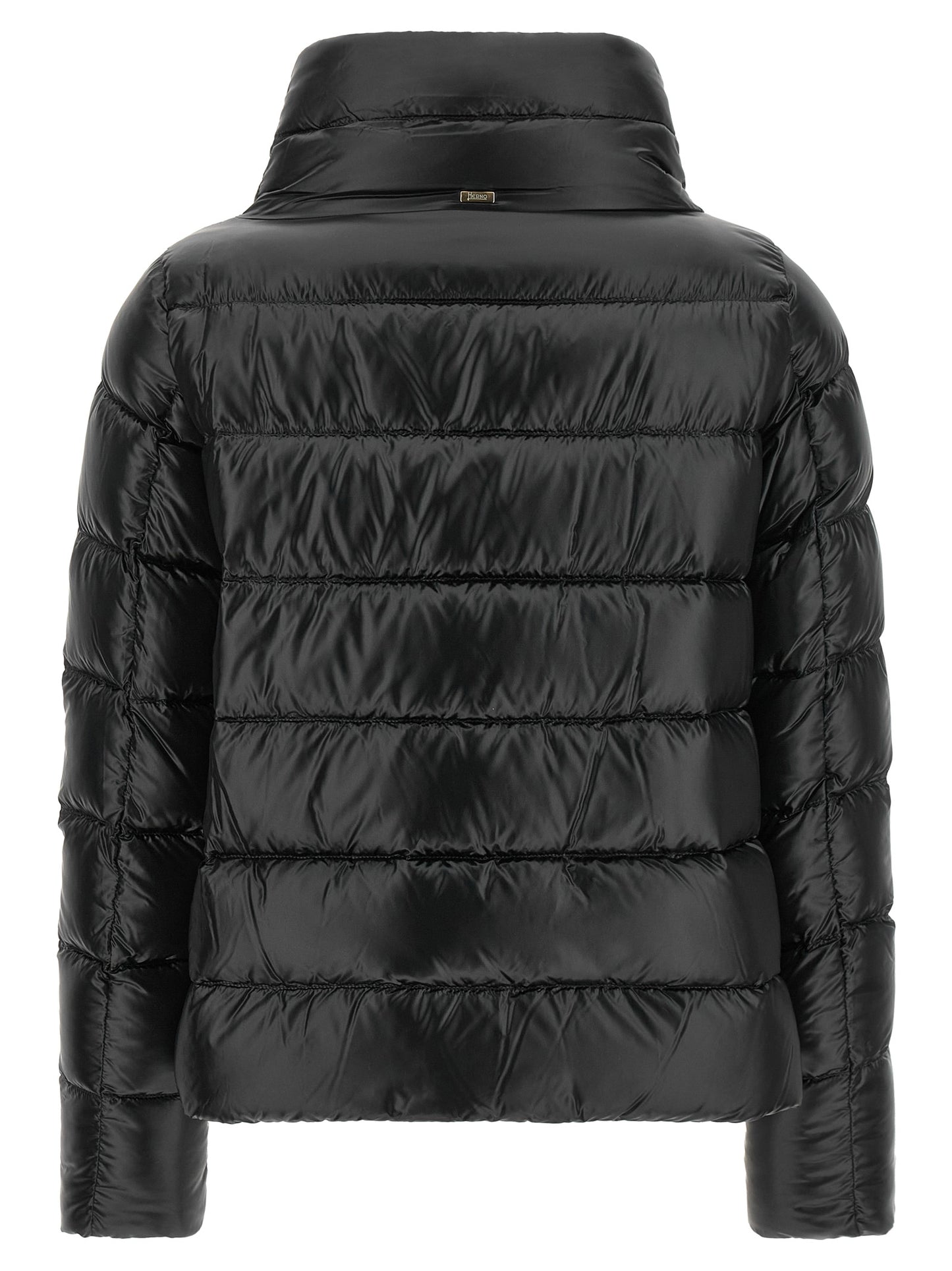Herno Black Polyamide Full-Length Jacket