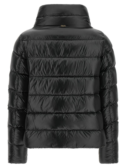 Herno Black Polyamide Full-Length Jacket