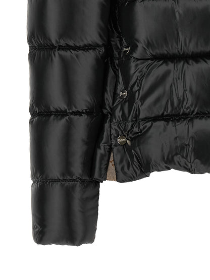 Herno Black Polyamide Full-Length Jacket