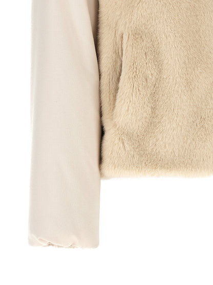 Herno Beige Polyester Full-Length Jacket