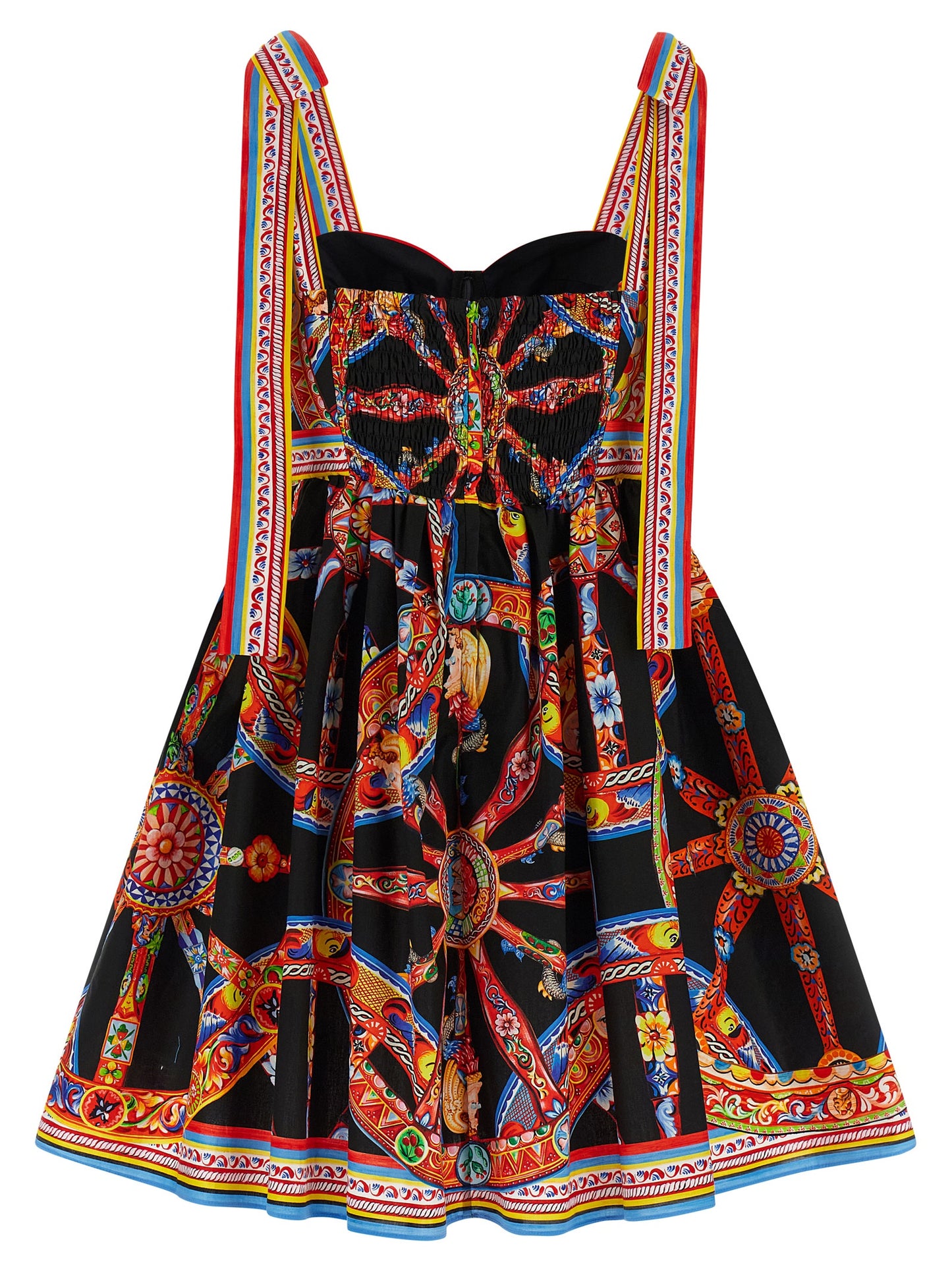Dolce & Gabbana Multicolor Cotton Short Dress