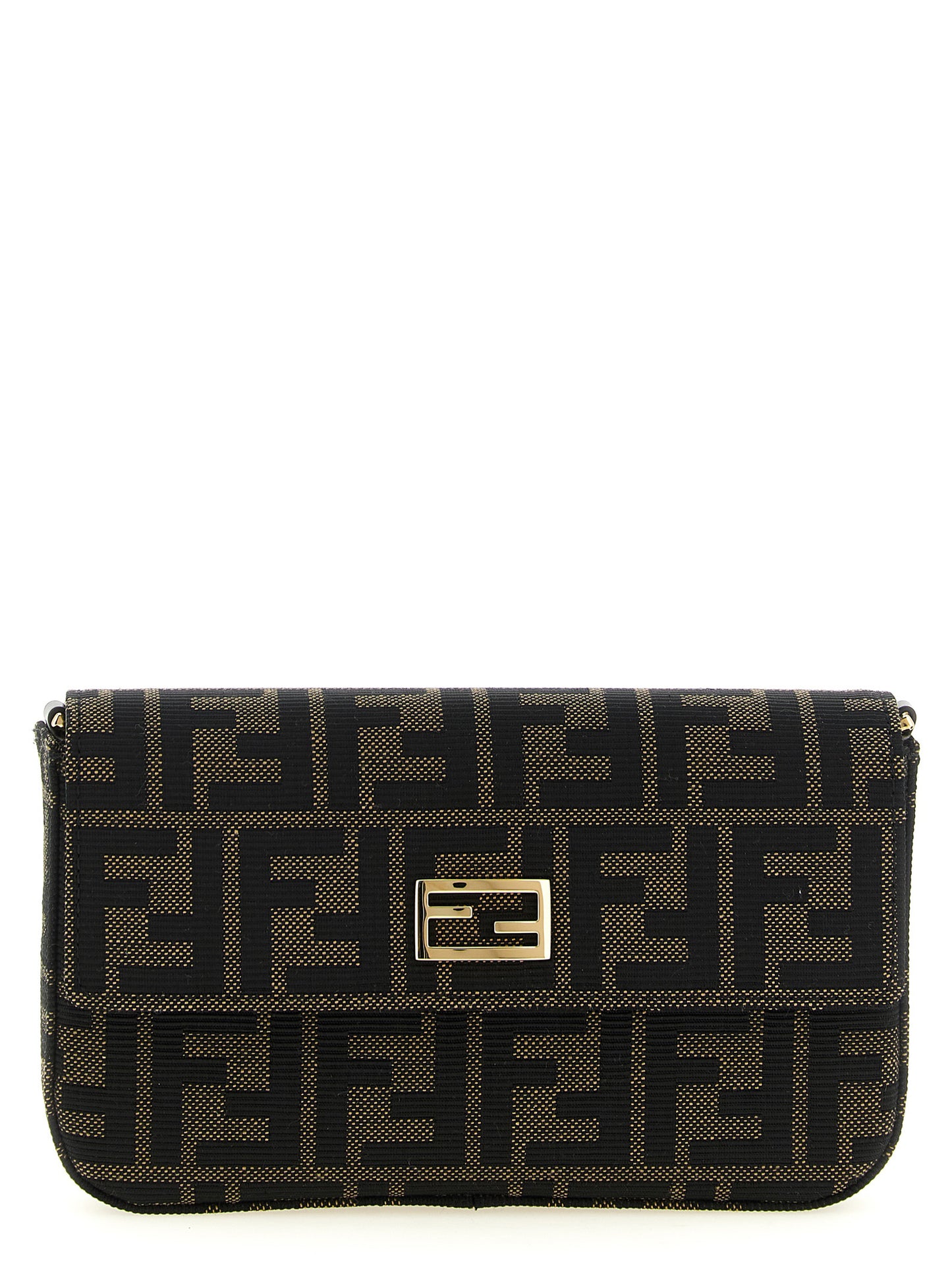 Fendi Brown Polyester Cardholder