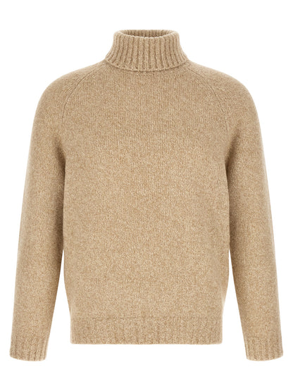 Brunello Cucinelli Beige Virgin Wool Cardigan